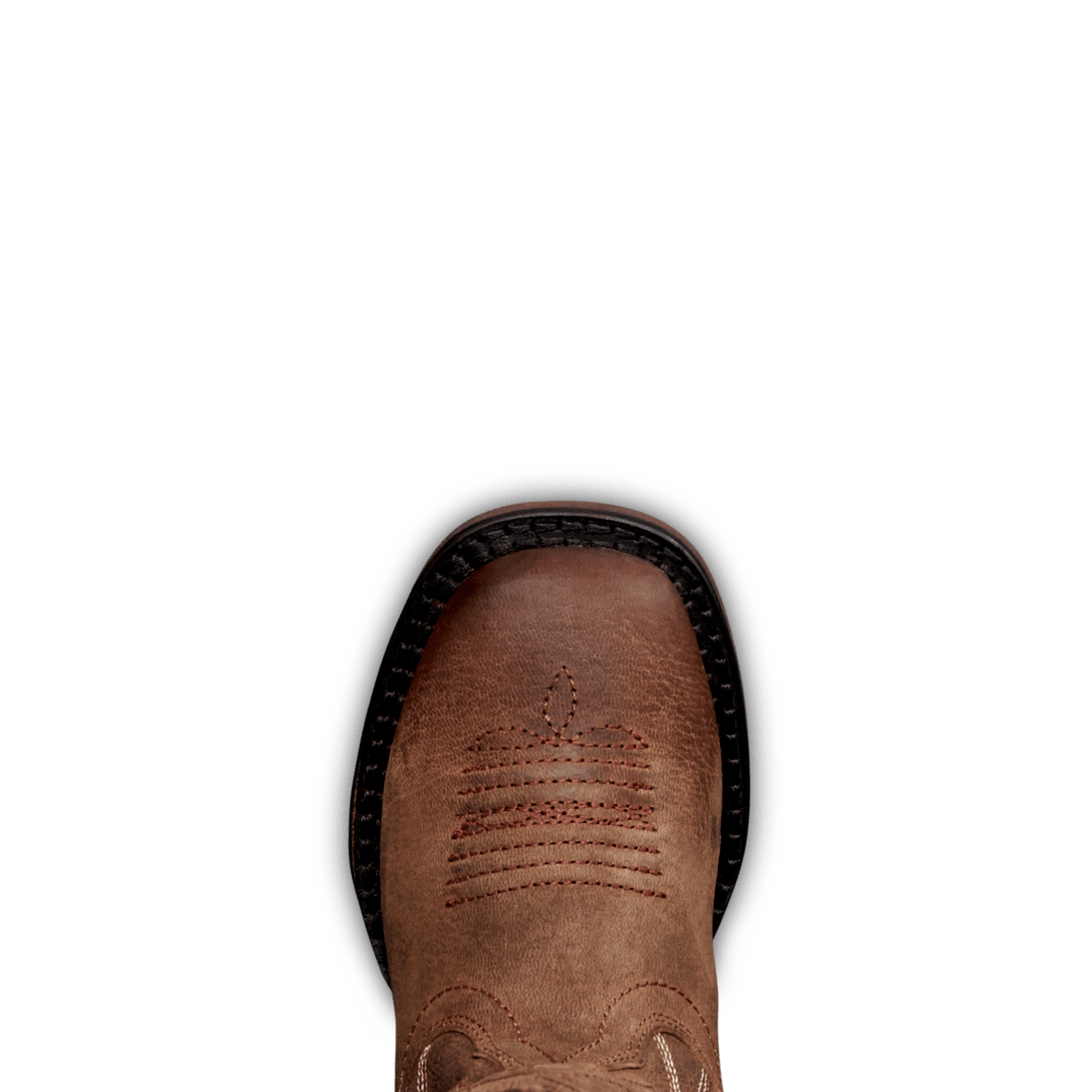 Tecovas Toddler's The Doc Cafe Goat Leather Western Boot 80002-CAF