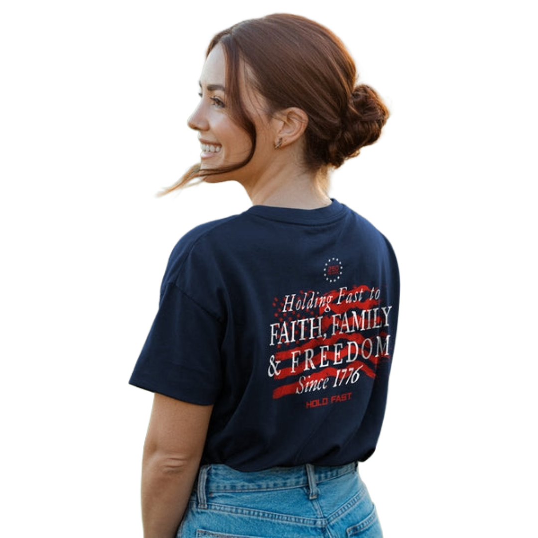 Hold Fast Unisex Holding Fast Navy Blue T-Shirt KHF5305