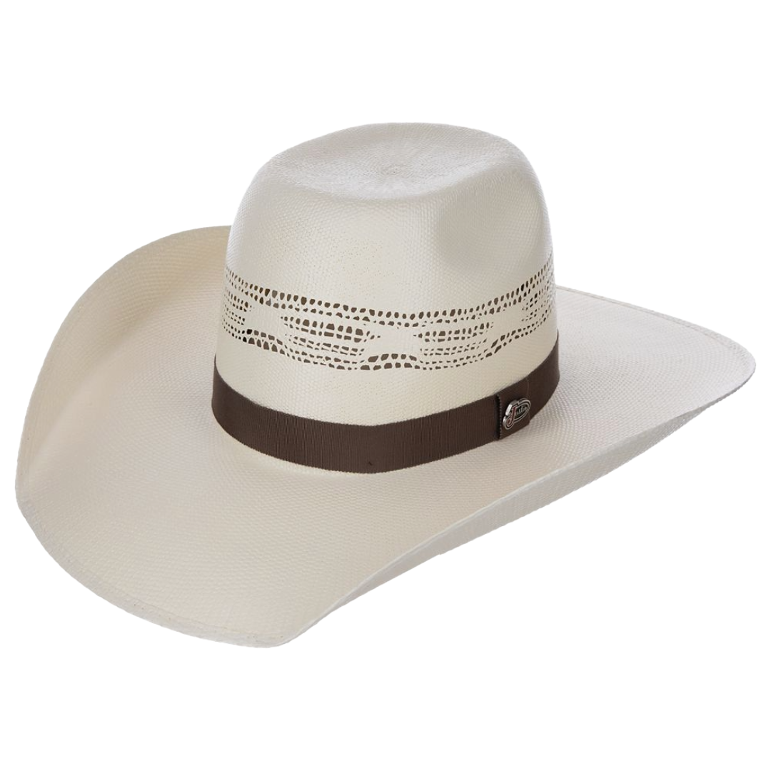 Justin 20X Rank Ivory Straw Western Hat JUS12710-IVY