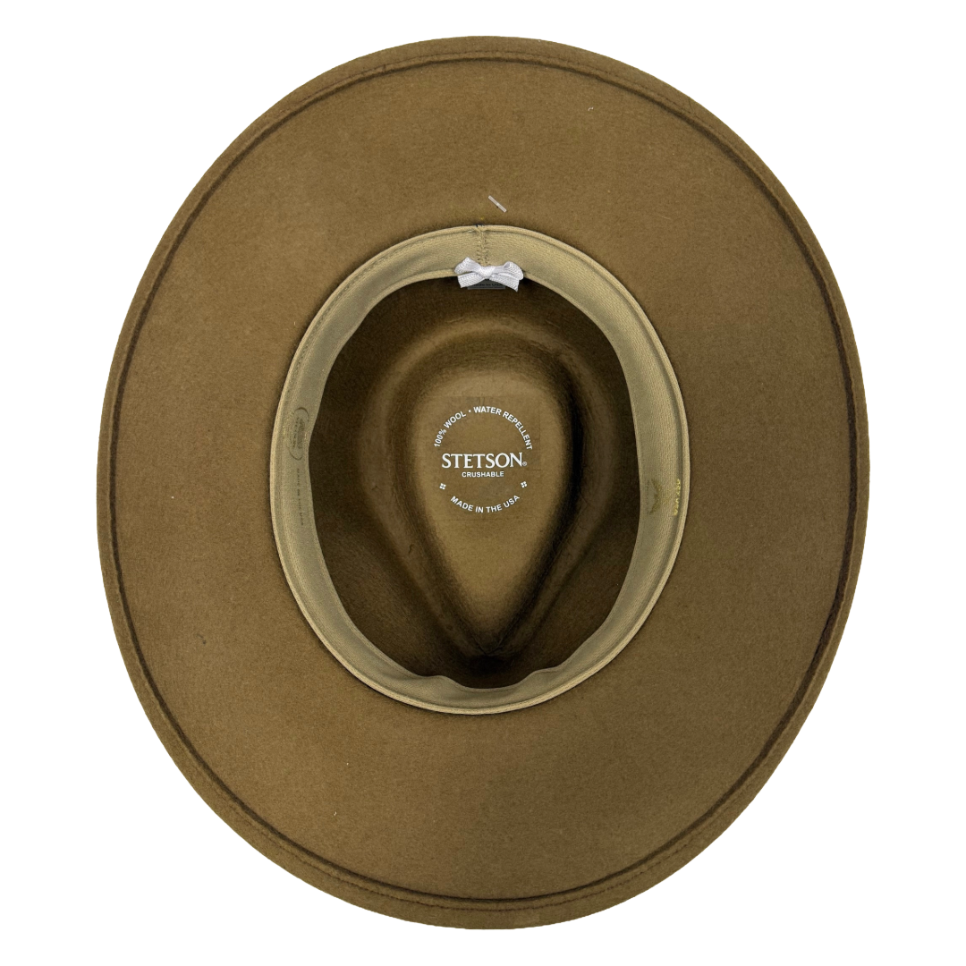 Stetson Bozeman USA 250th Driftwood Crushable Felt Western Hat TWB250-8132B5