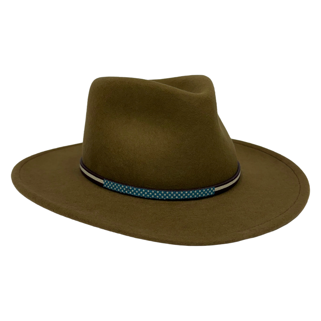 Stetson Bozeman USA 250th Driftwood Crushable Felt Western Hat TWB250-8132B5