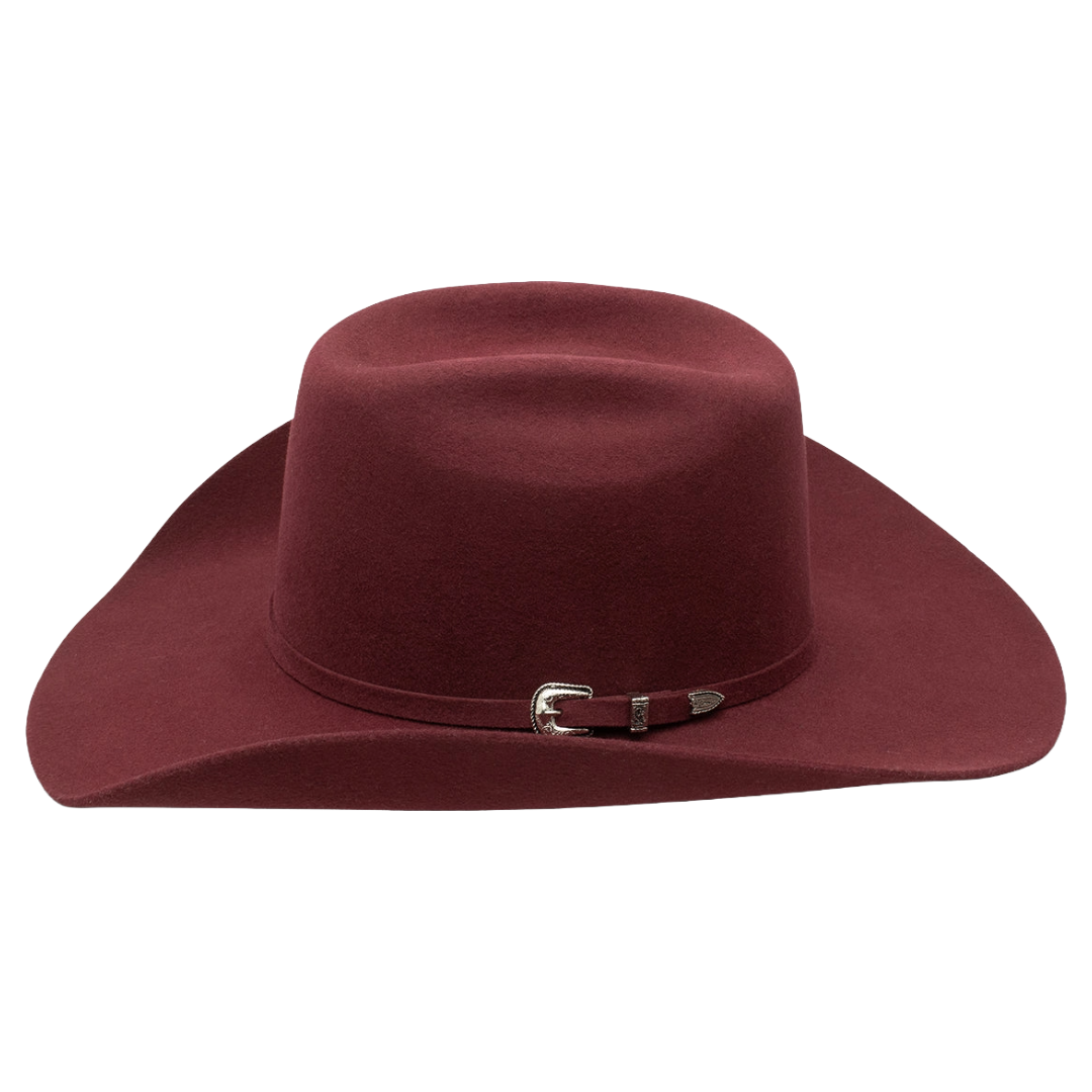 Resistol X Cody Johnson Thunder Hill 3X Burgundy Wool Western Hat RWTHHL-CJ4282