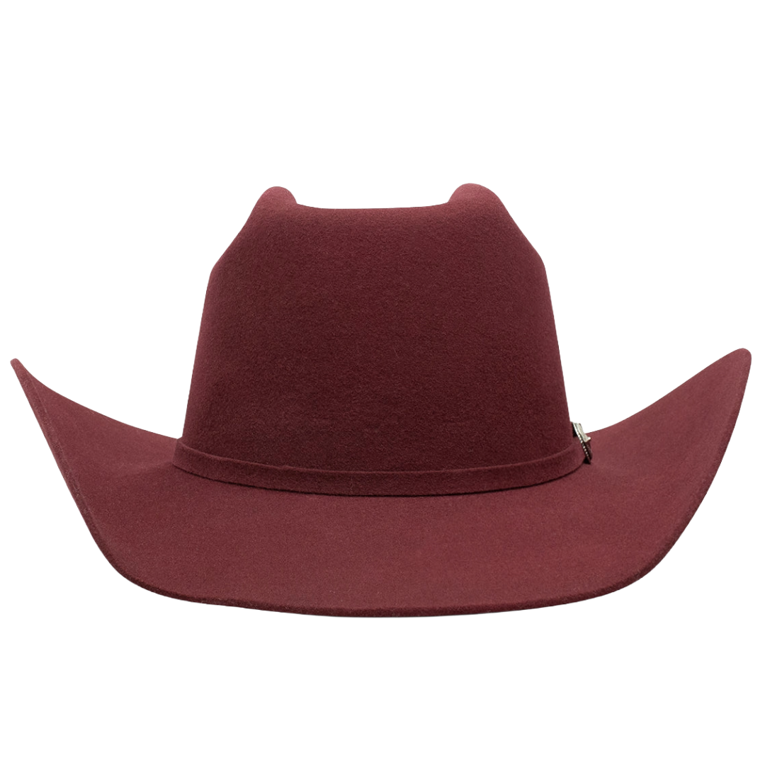 Resistol X Cody Johnson Thunder Hill 3X Burgundy Wool Western Hat RWTHHL-CJ4282