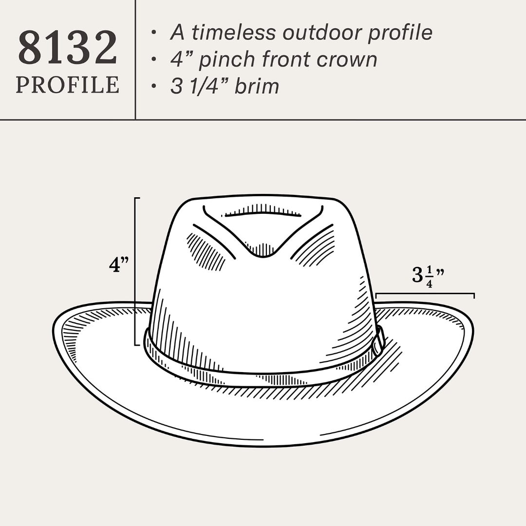 Stetson Santa Fe Driftwood Wool Felt Outdoor Hat SWSTFE-8132B5