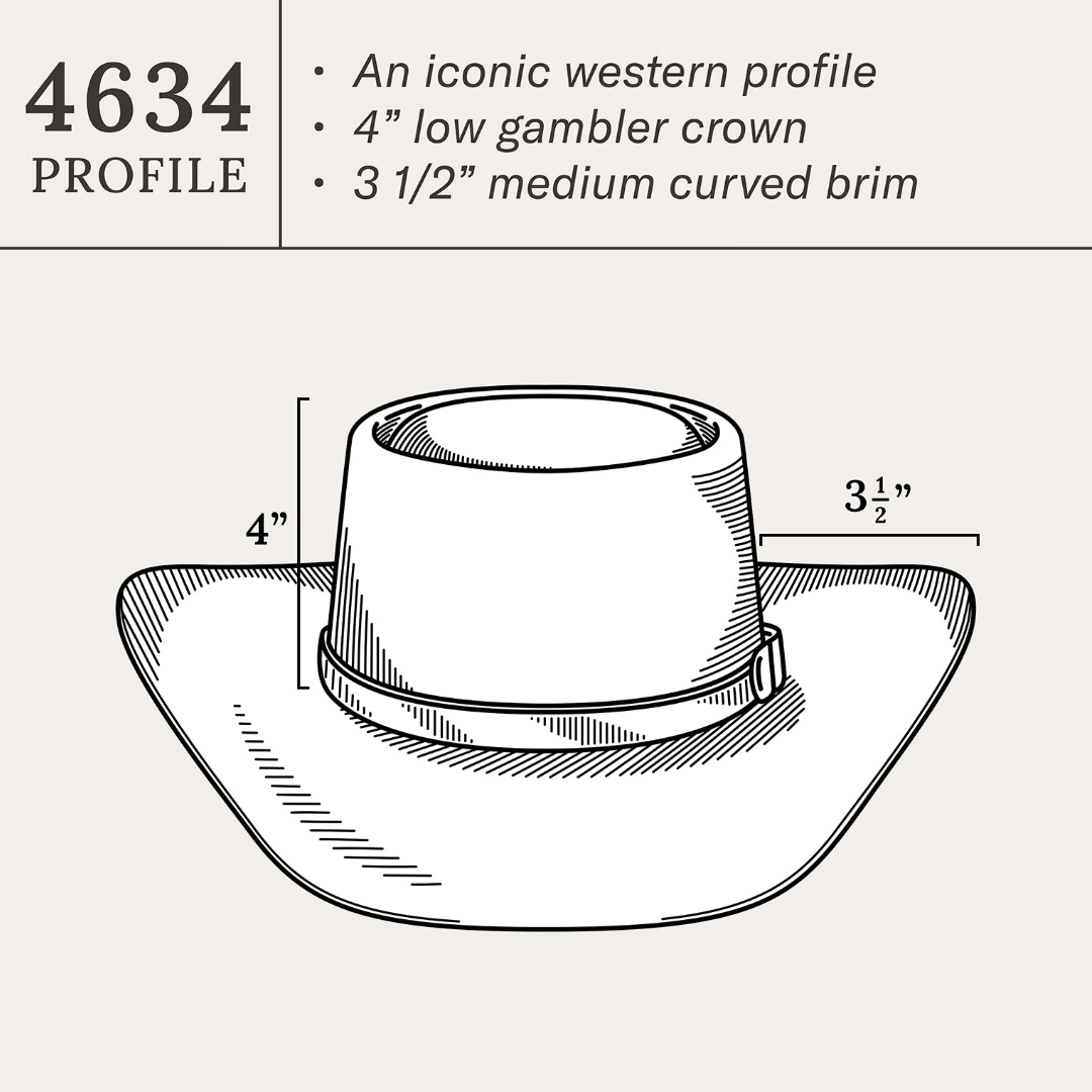 Stetson Revenger 4X Black Western Cowboy Hat SBRVGR-463407