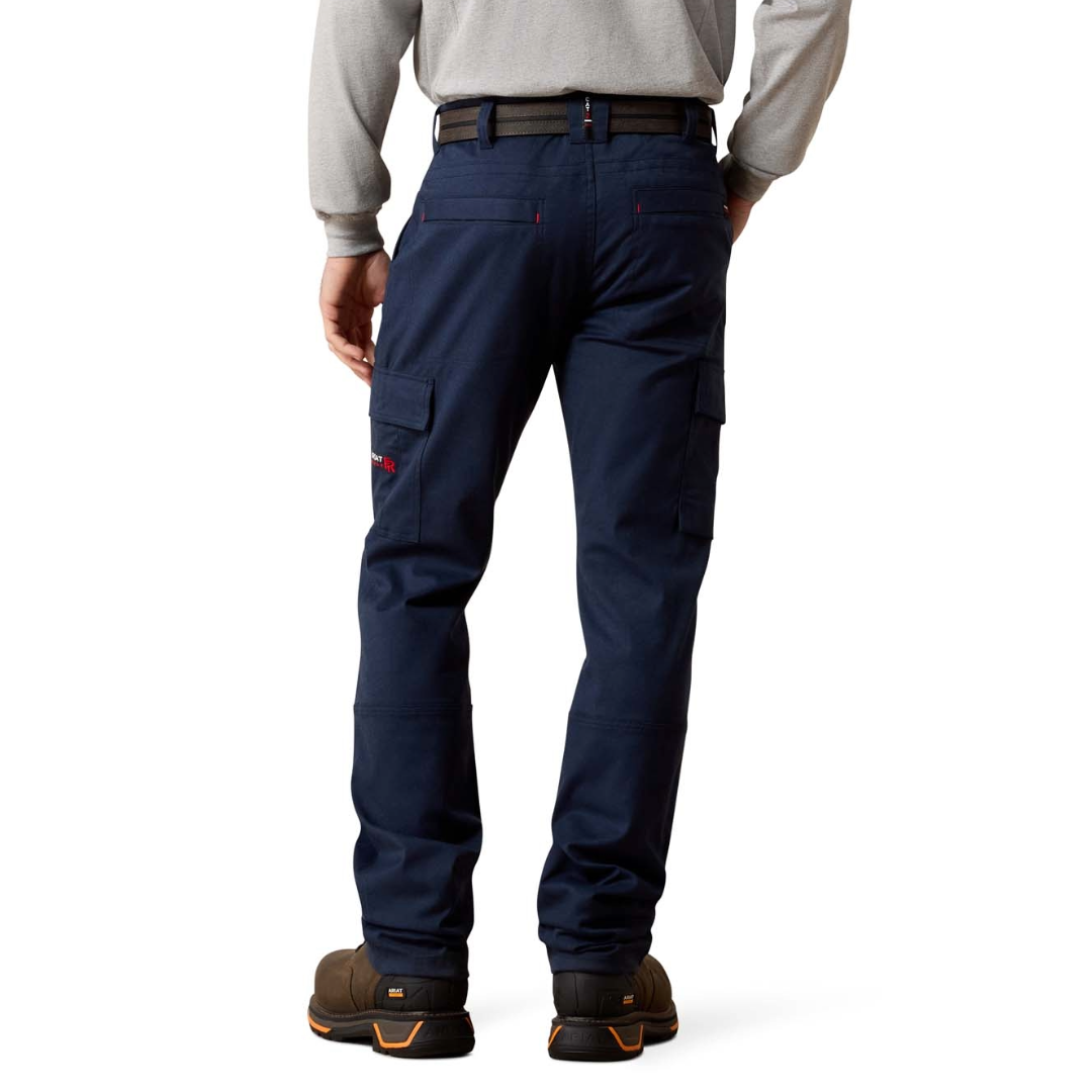 Ariat Men's M7 Durastretch Twill Straight Leg FR Navy Work Pant 10043150
