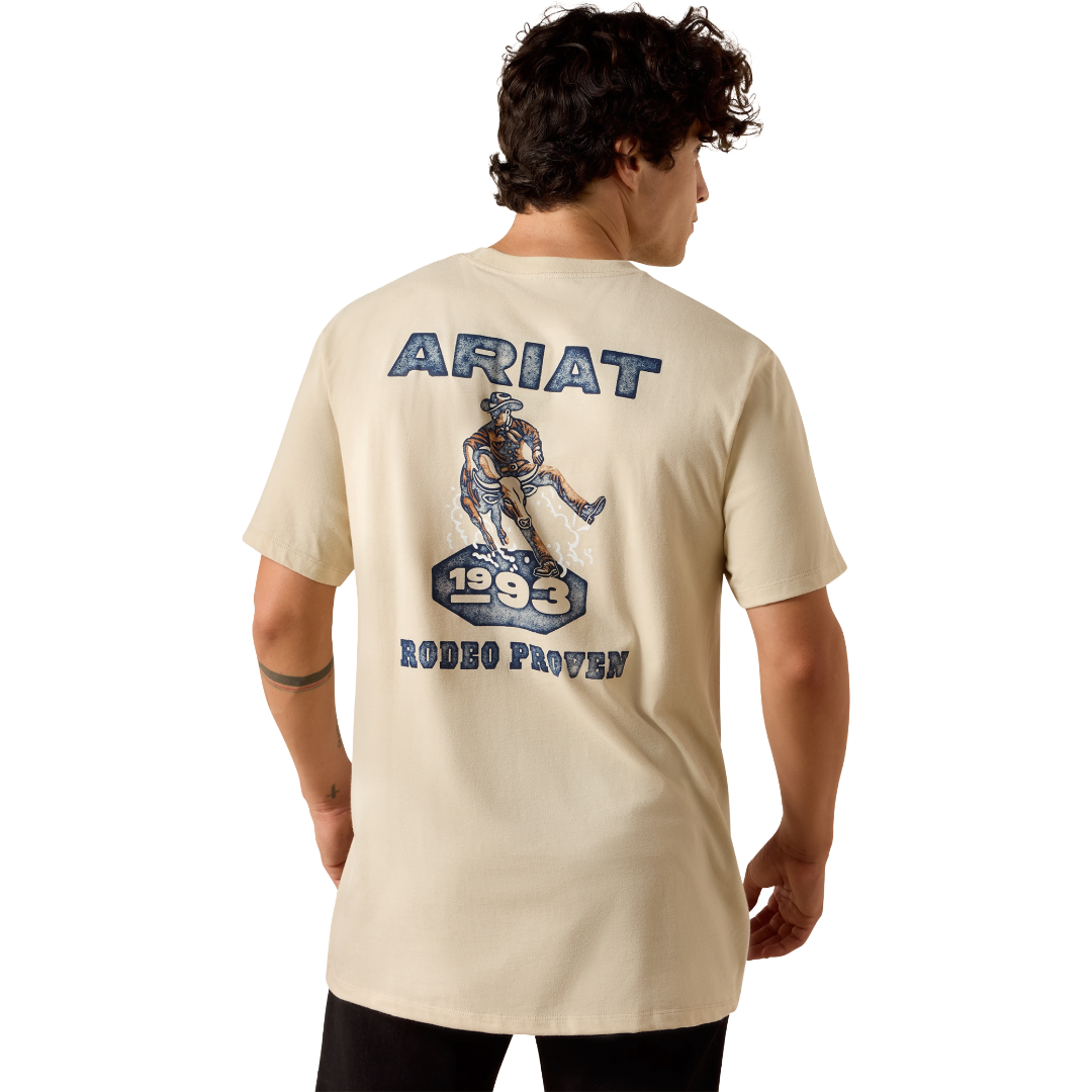 Ariat Men's Proven Stamp Natural Tan T-Shirt 10073416