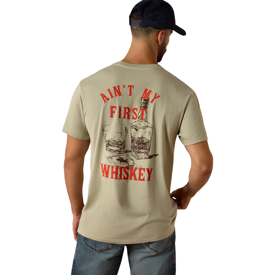 Ariat Men's Whiskey Uno Elm Brown T-Shirt 10073484