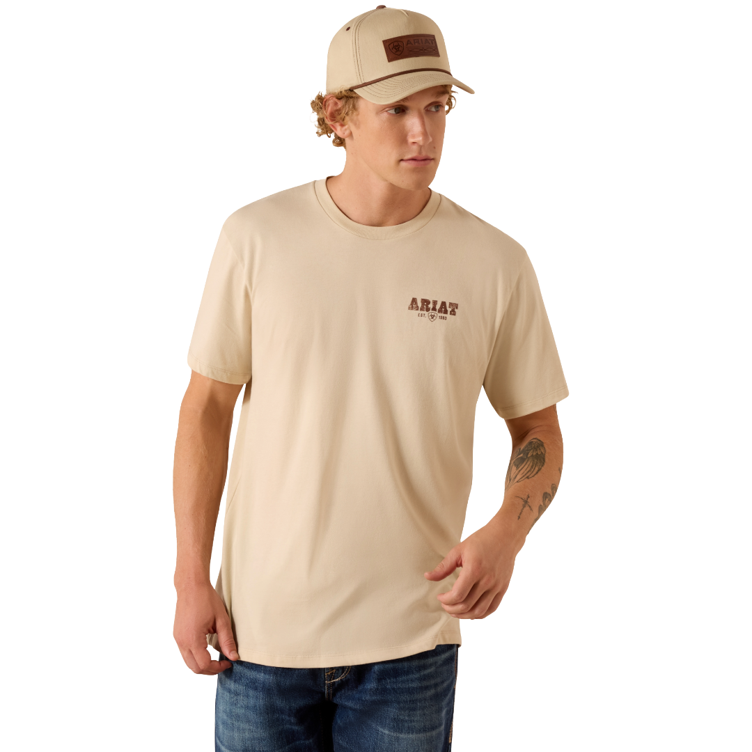 Ariat Men's Cowboy Up Natural T-Shirt 10073414