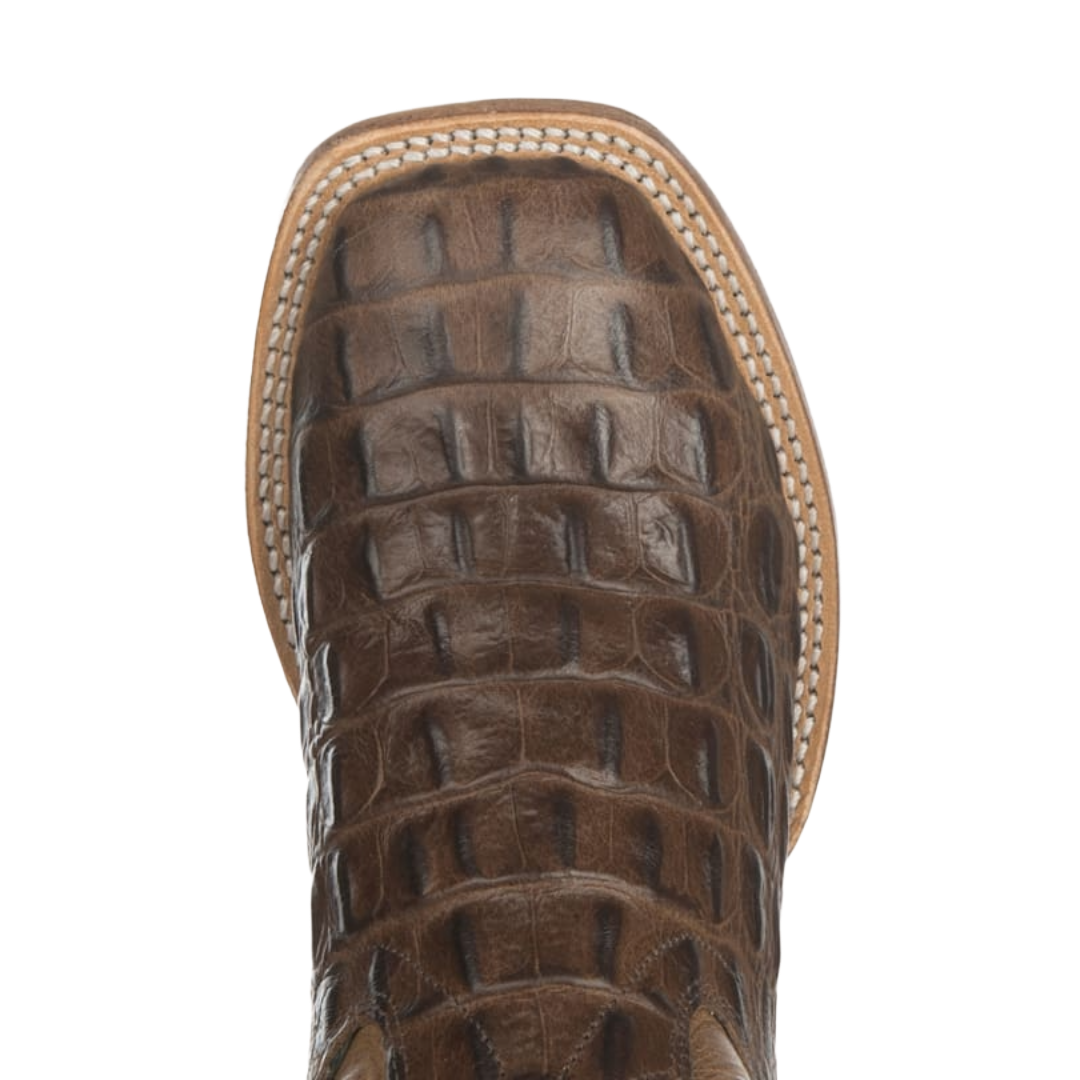 Old West by Jama Boy's Brown Horn Back Gator Tan Canyon Western Boots BSY1830