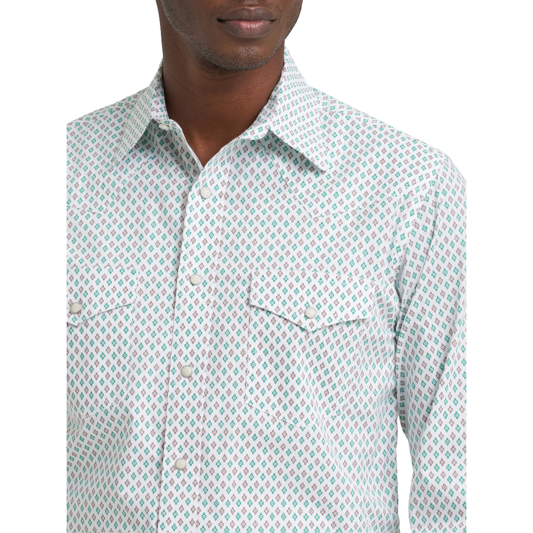 Wrangler Men's 20X Competition Advanced Comfort Classic Fit Snap Shirt 112378711