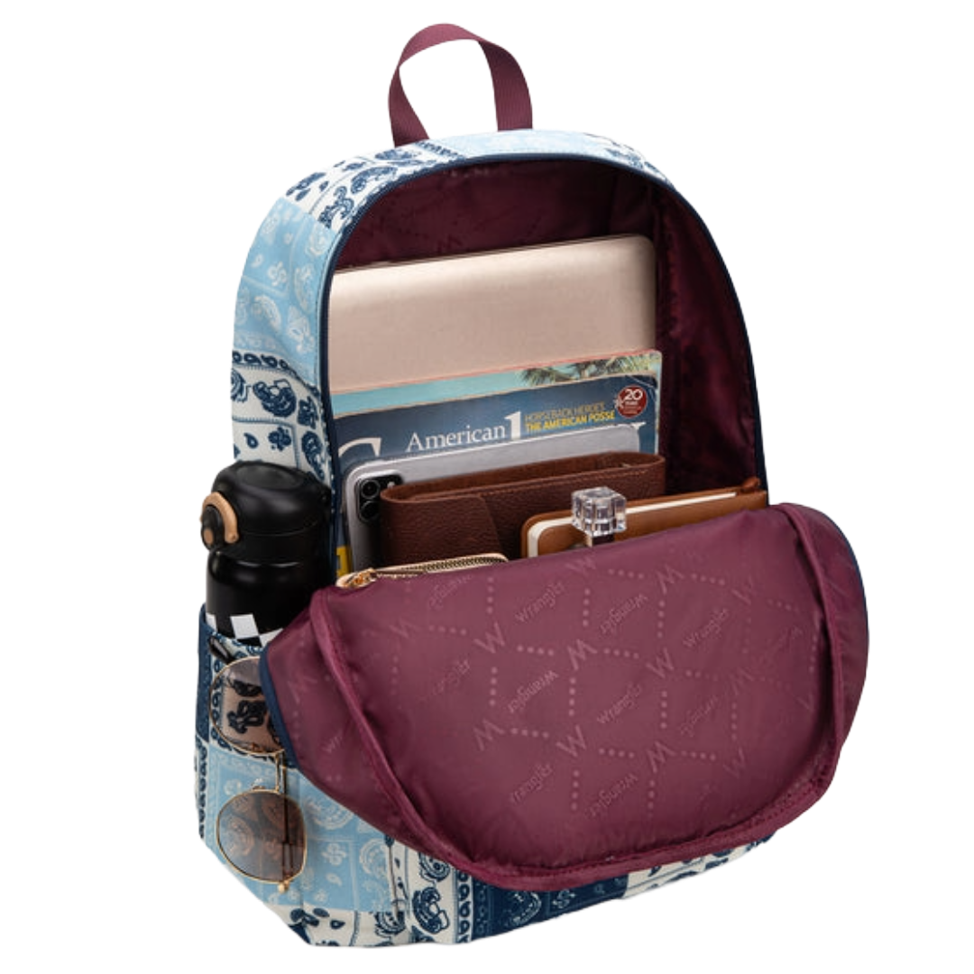 Wrangler Ladies Paisley Print Jean Backpack WG2000-009JN