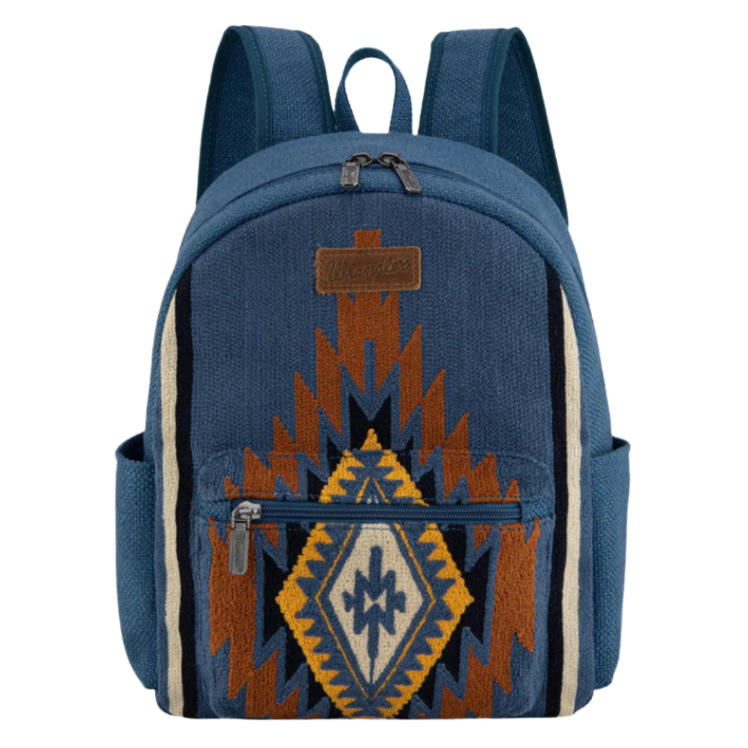 Wrangler Ladies Southwestern Print Denim Backpack WG2000-002JN