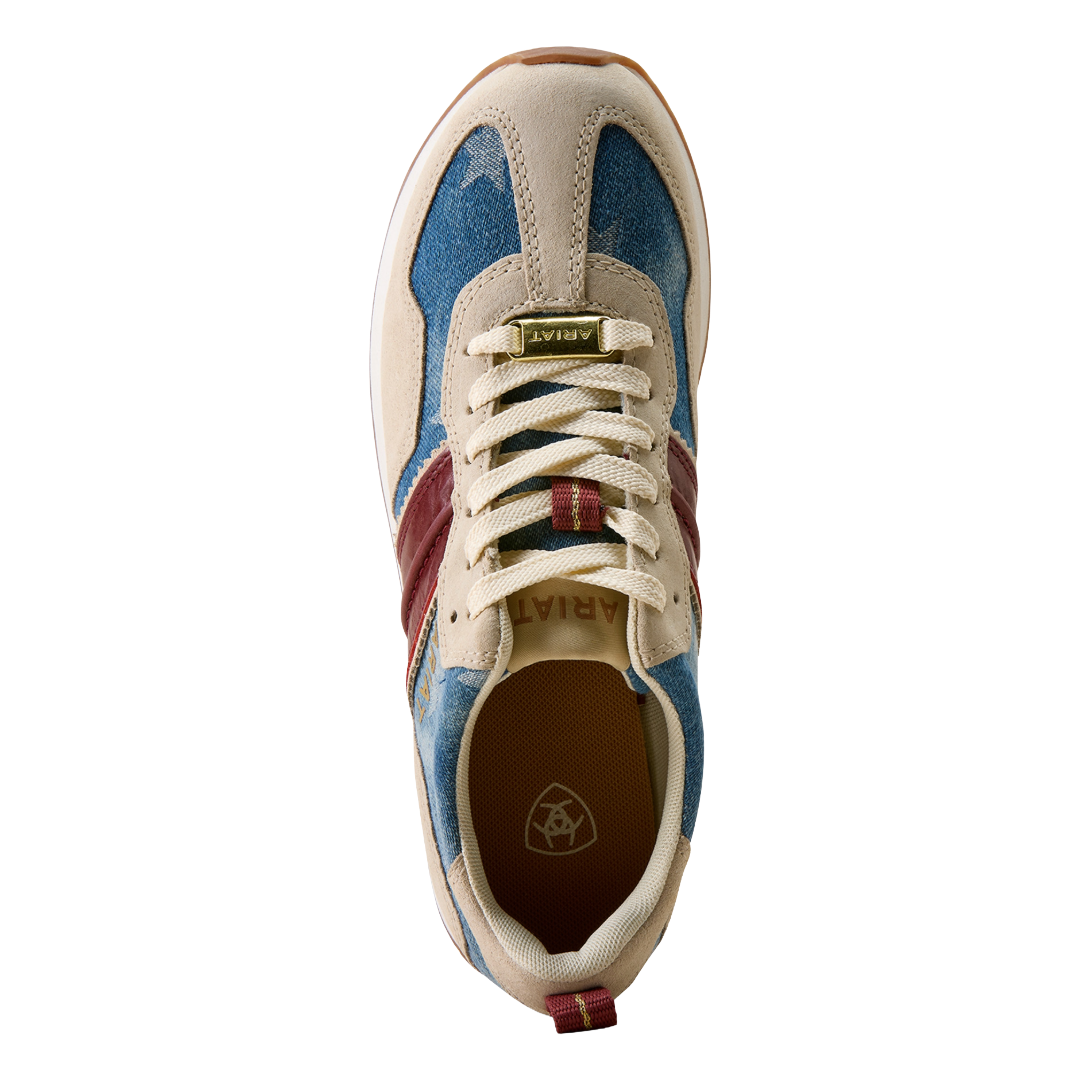 Ariat Ladies Ranch Runner Tan Suede Shoe 10080441
