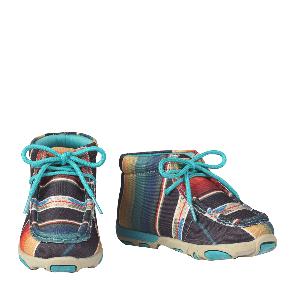 Twister Children's Elise Turquoise Serape Casual Shoe 446002533