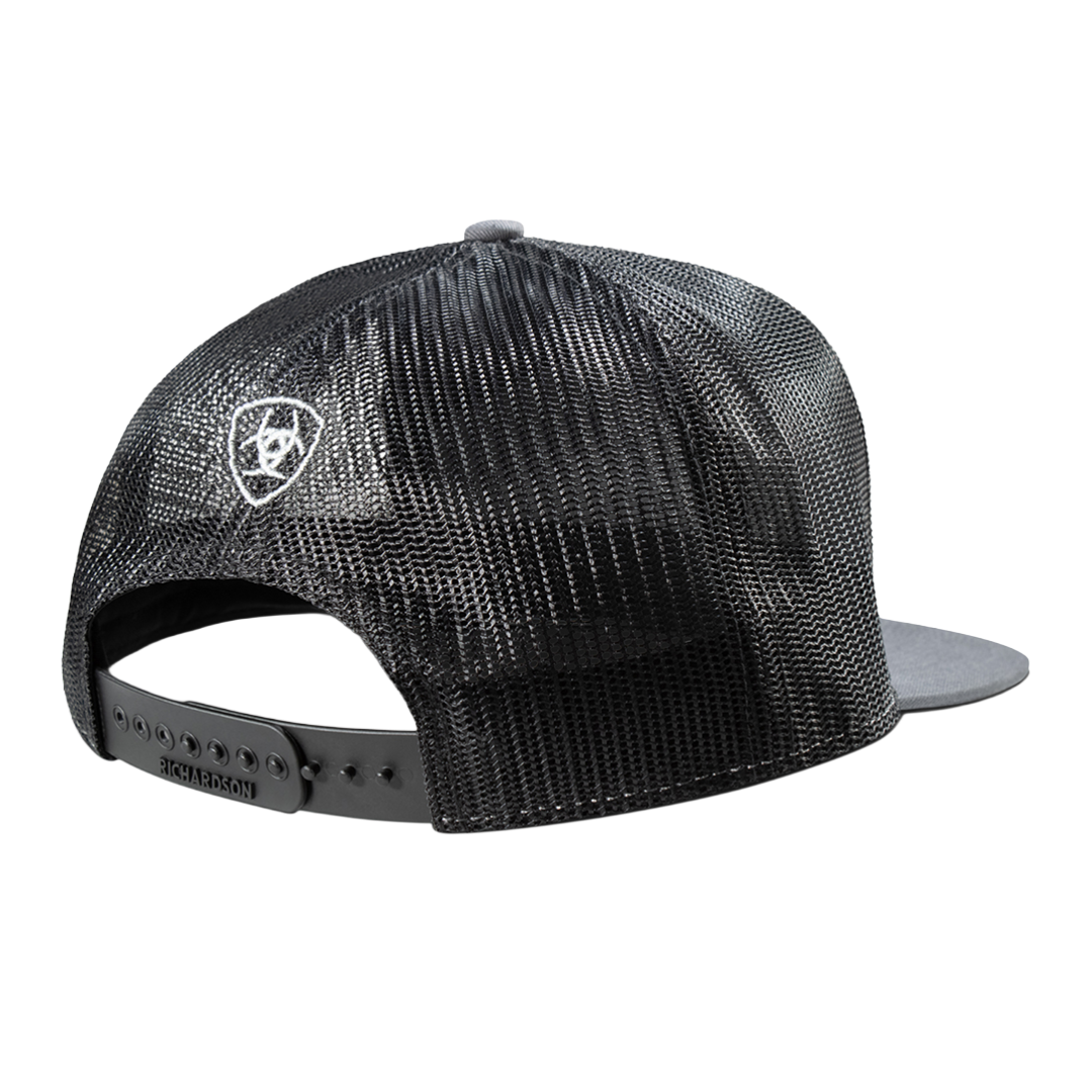 Ariat Men's Grey 7 Panel Trucker Cap A300092706