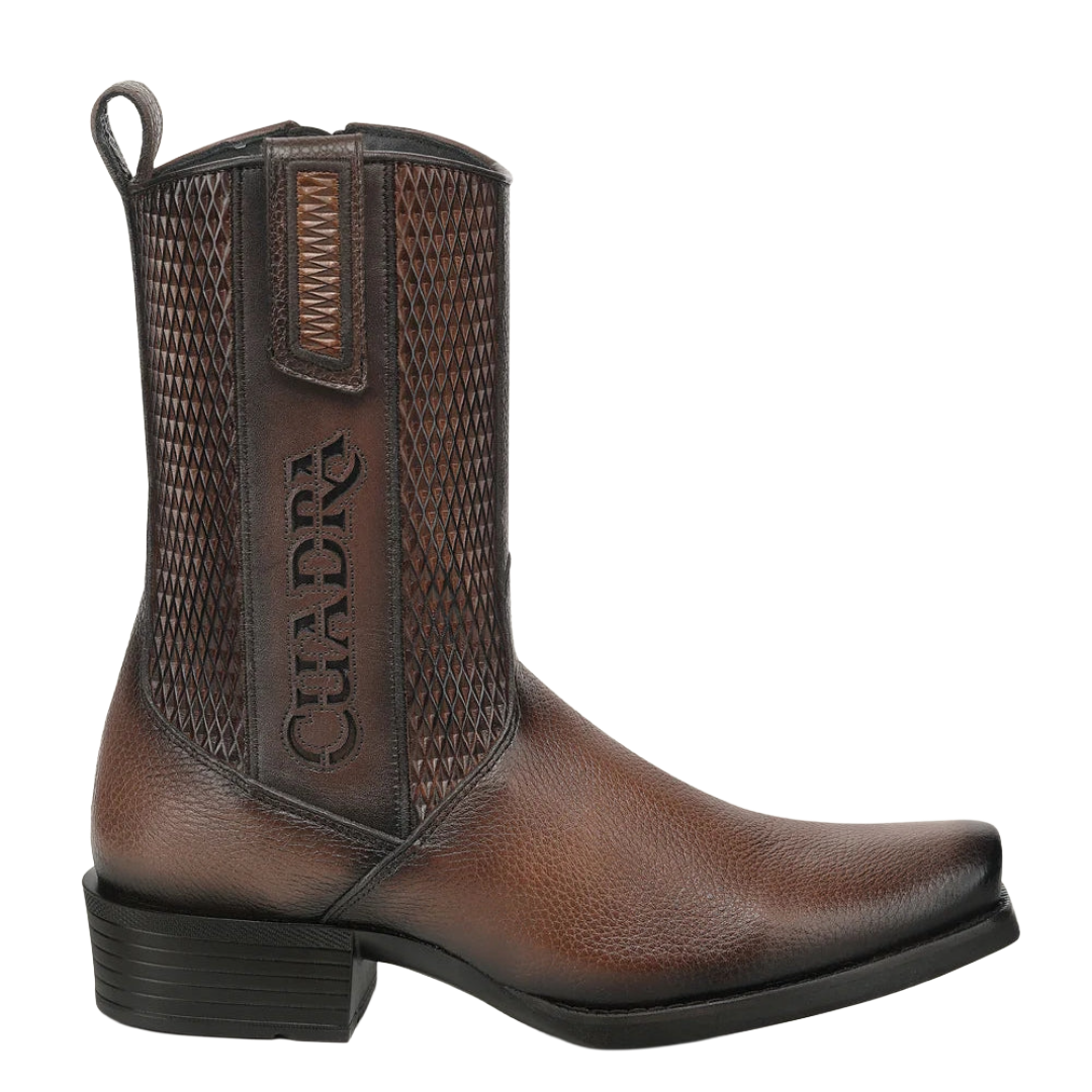Cuadra Men's Honey Deer & Bovine Leather Narrow Square Toe Urban Boot CC298