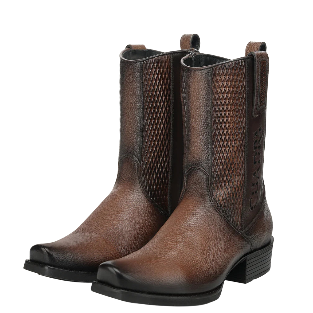 Cuadra Men's Honey Deer & Bovine Leather Narrow Square Toe Urban Boot CC298