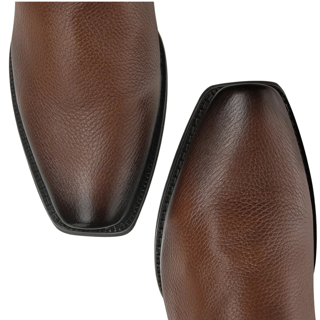 Cuadra Men's Honey Deer & Bovine Leather Narrow Square Toe Urban Boot CC298