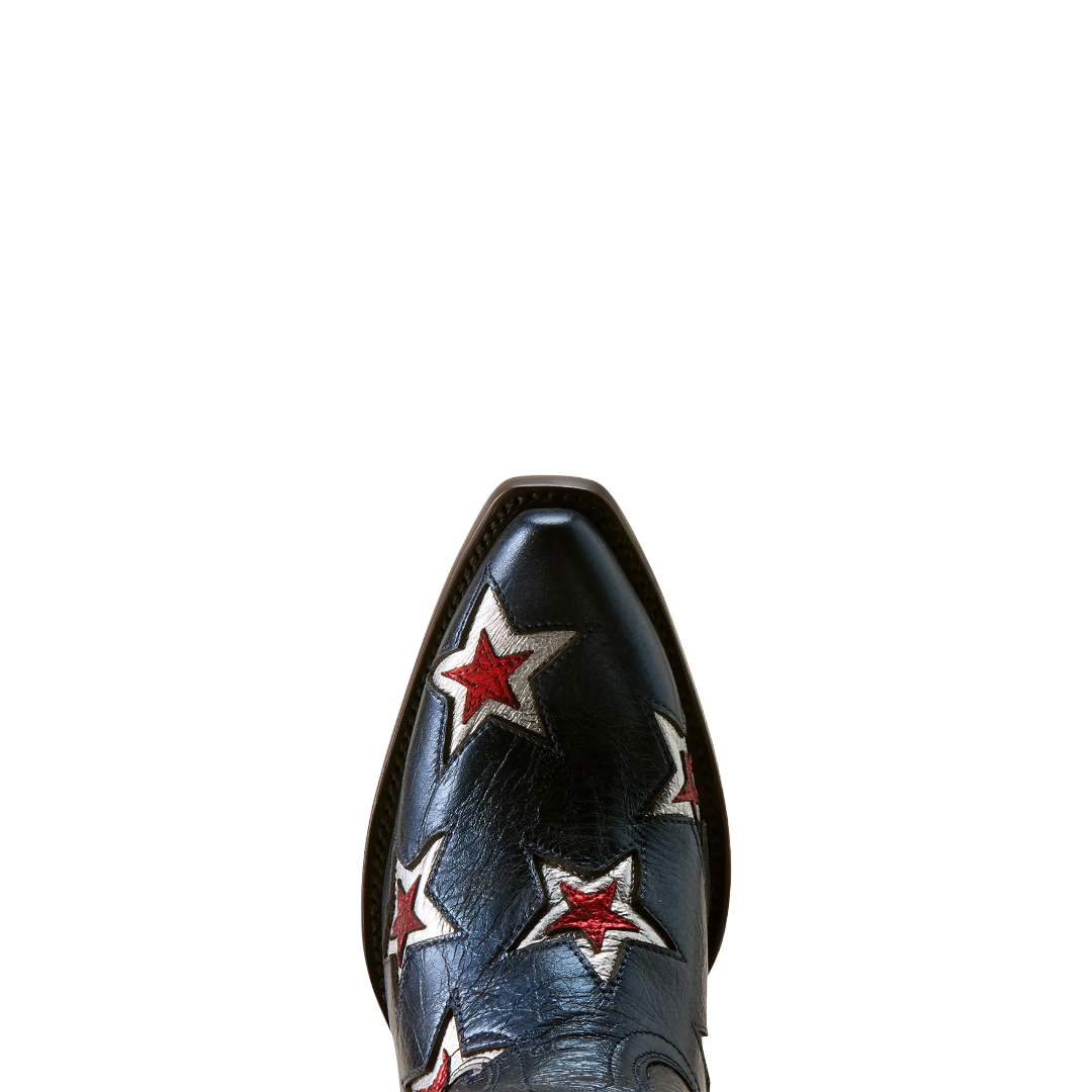 Ariat Ladies Casanova Star Starlight Blue X Toe Western Boot 10080446