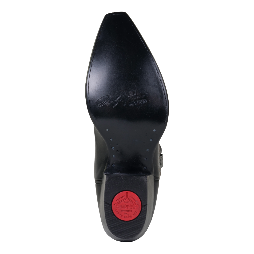 HYER Ladies Wildcat Noir Black Tall Western Boots HW56039