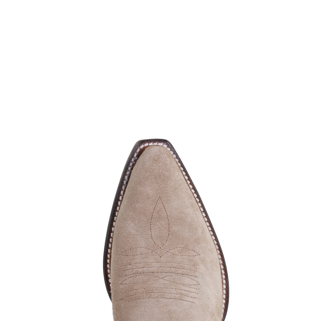 HYER Ladies Desert Tan Suede Western Boots HW56036