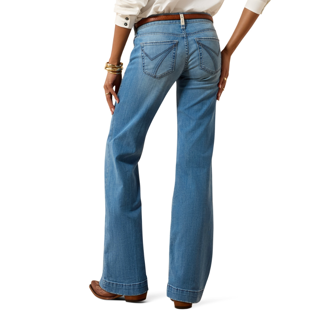 Ariat Ladies Mid Rise Sherry Glendale Wash Trouser Jeans 10074831