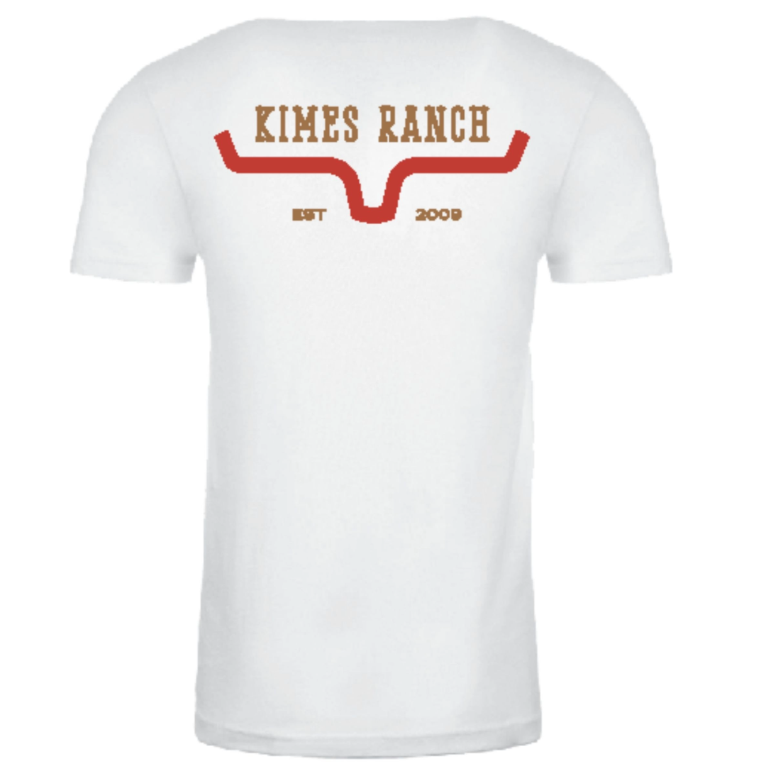 Kimes Ranch Men's White Bar Doors T-Shirt MSH0000159-WE001