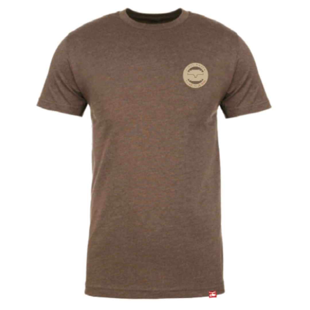 Kimes Ranch Espresso Wood Stamp T-Shirt MSH0000160-BN004