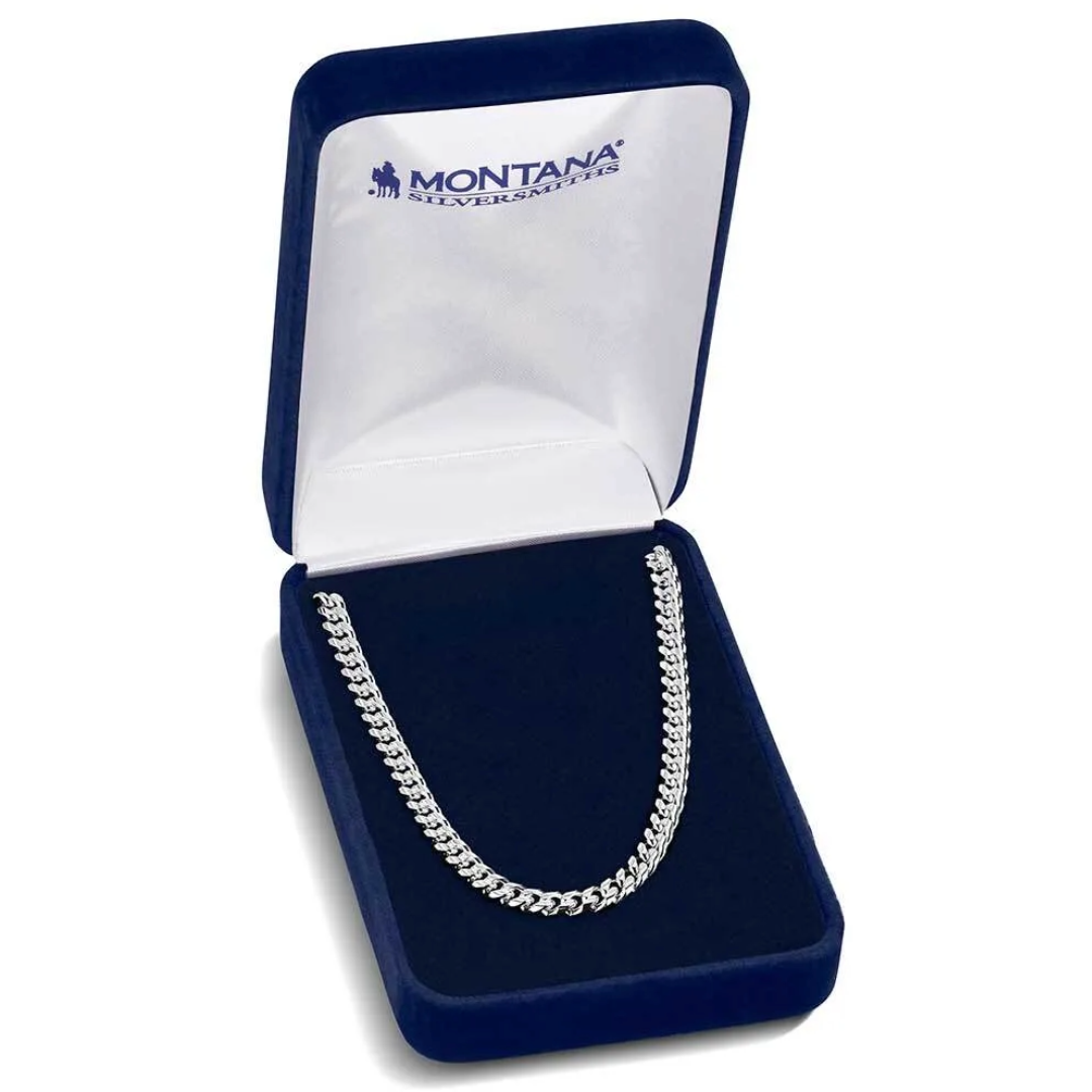 Montana Silversmiths Frosted Luster Silver Chain Necklace NC6437 - Wild West Boot Store