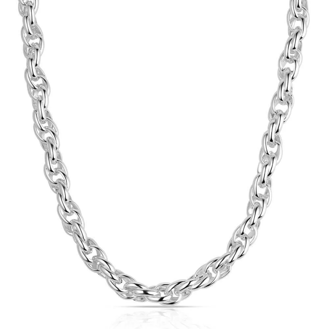 Montana Silversmiths Men's Gatekeeper Wheat Chain Necklace NC6431 - Wild West Boot Store