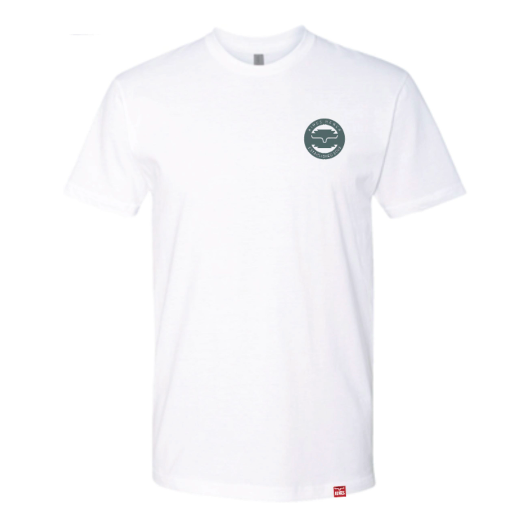 Kimes Ranch Men's White Wood Stamp T-Shirt MSH0000160-WE001
