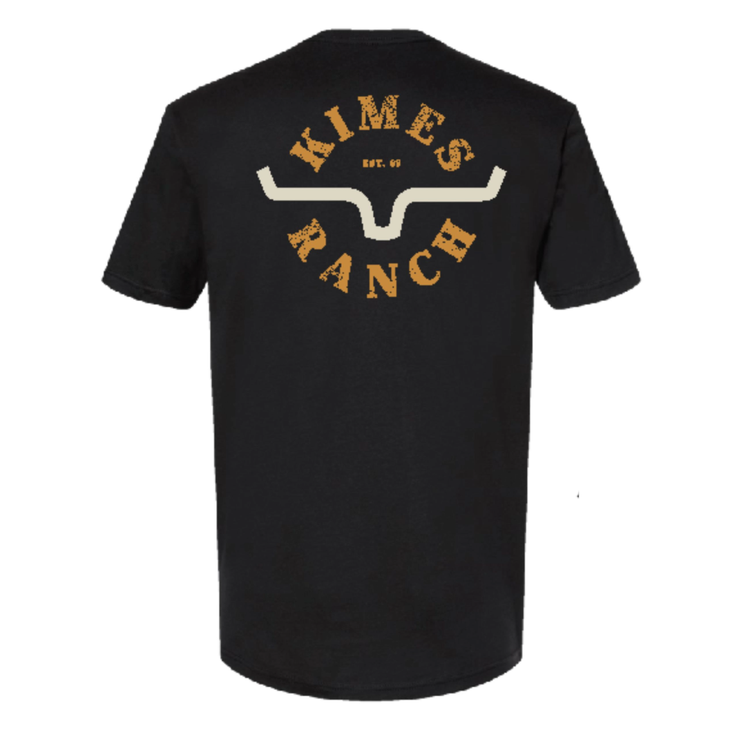 Kimes Ranch Uncomplicated Black T-Shirt MSH0000197-BK001