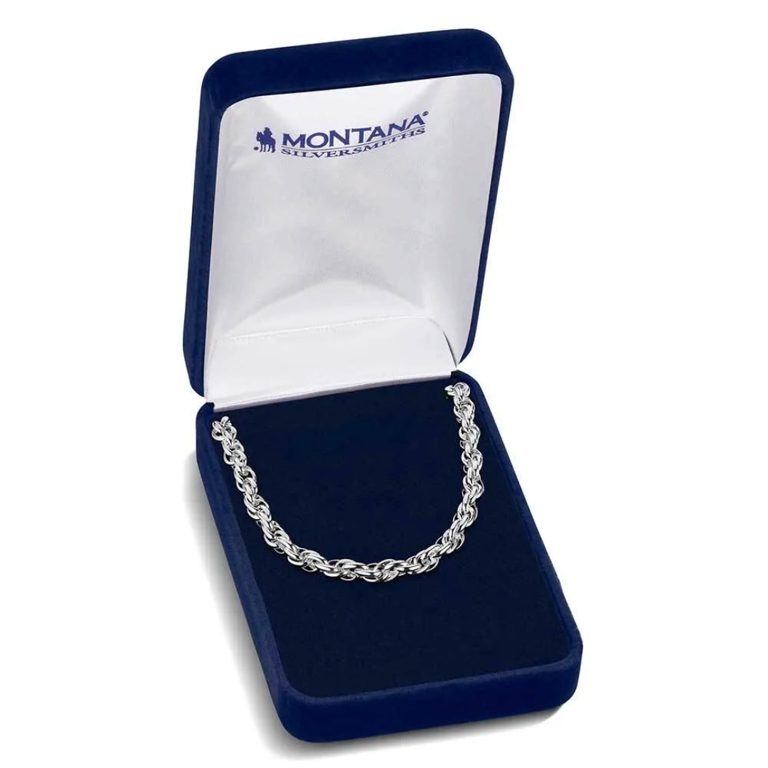 Montana Silversmiths Men's Gatekeeper Wheat Chain Necklace NC6431 - Wild West Boot Store