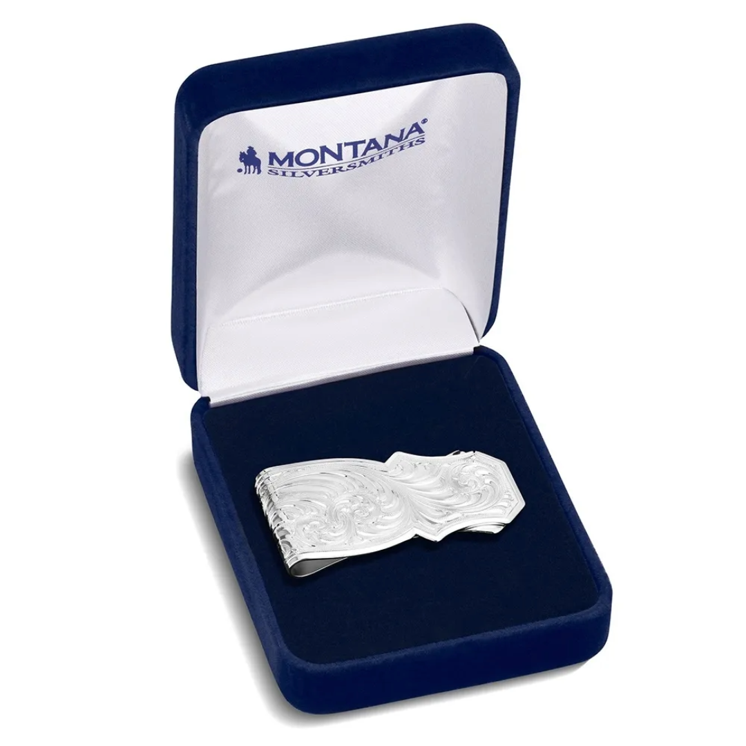 Montana Silversmiths Trail Boss Money Clip MCL6333GNF