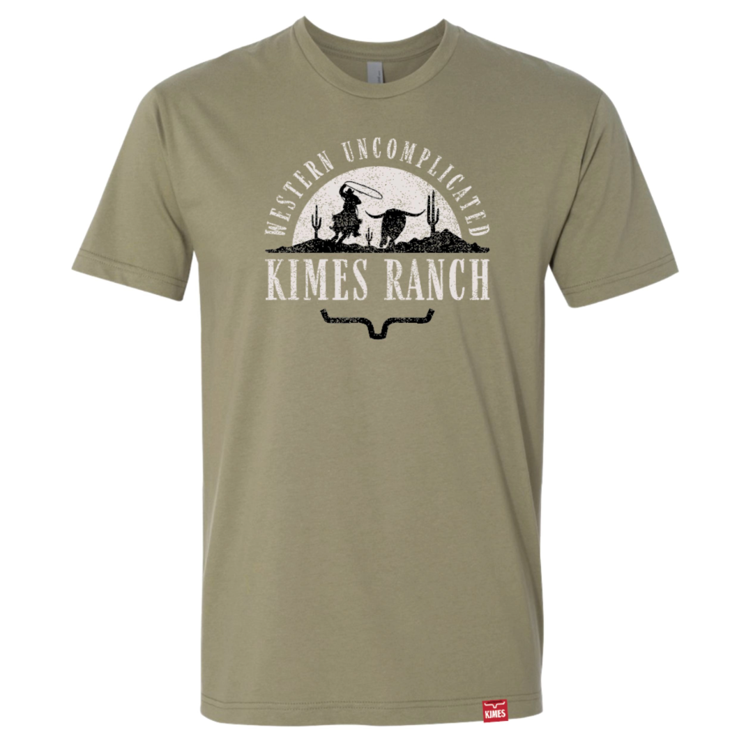 Kimes Ranch Men's The Chase Light Olive T-Shirt MSH0000223-GN003