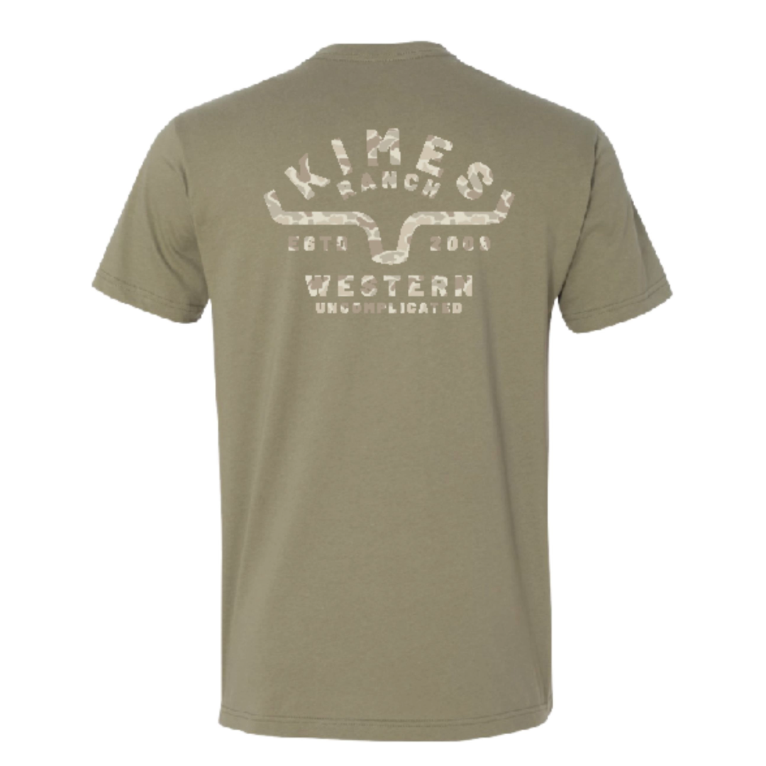 Kimes Ranch Men's Grandview Light Olive T-Shirt MSH0000225-GN003