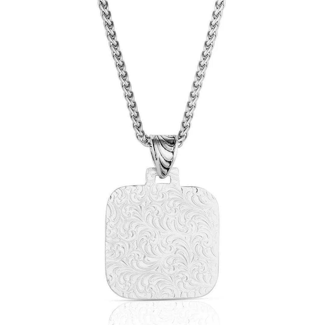 Montana Silversmiths Ironwood Cross Pendant Necklace NC6411 - Wild West Boot Store