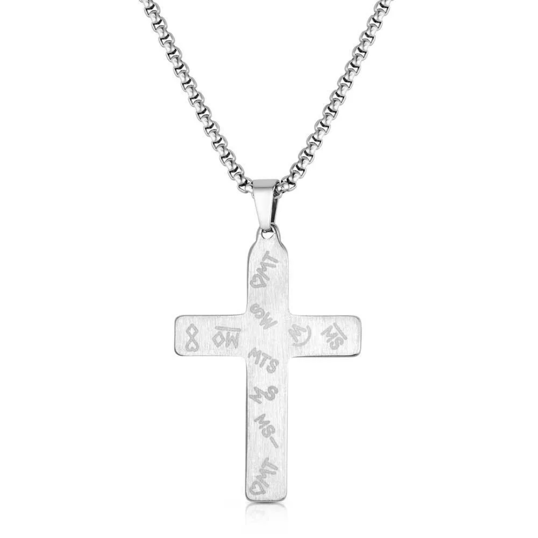 Montana Silversmiths Silver Pure Faith Cross Necklace NC6442 - Wild West Boot Store