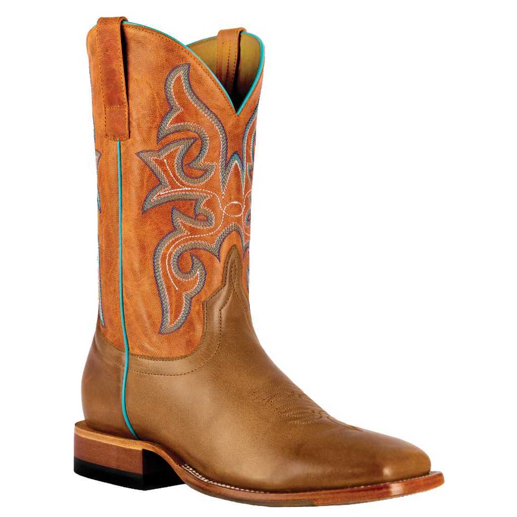 合う馬 Horse Power Men's Honey Sugared Classic Tan Western Boot HP1885