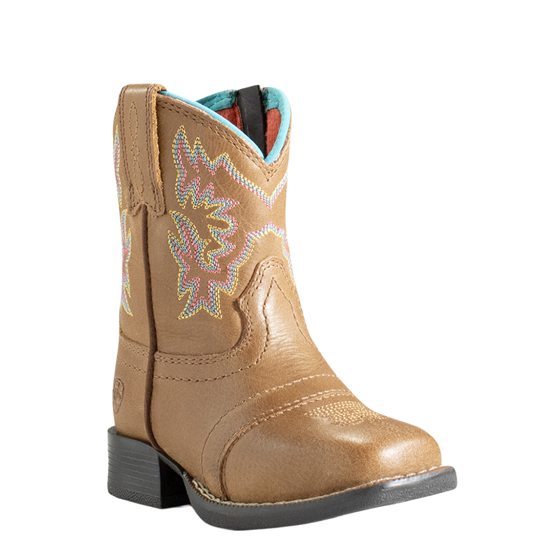 Ariat Toddler Girl's Delilah Brown Lil Stomper Western Boot A441003602