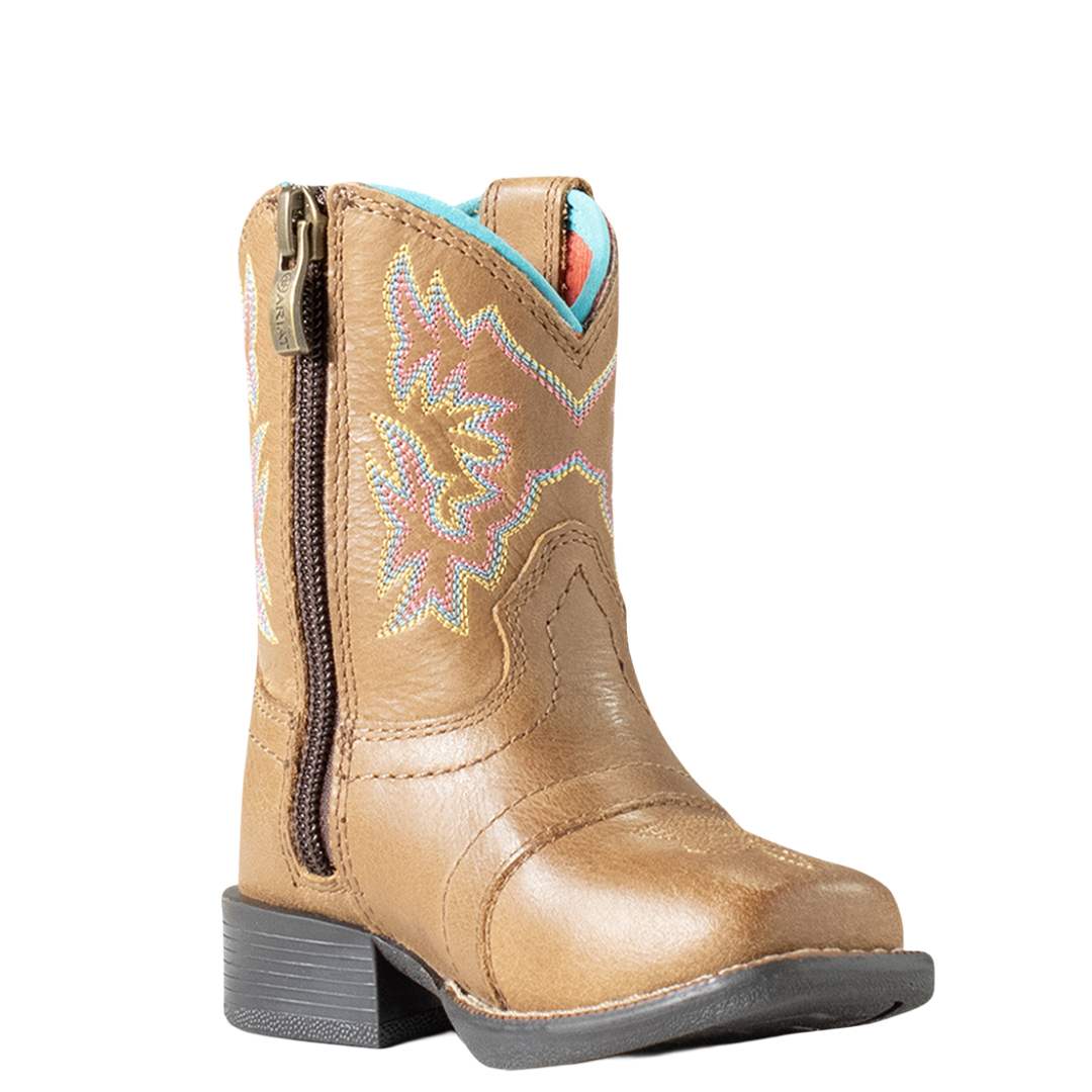 Ariat Toddler Girl's Delilah Brown Lil Stomper Western Boot A441003602