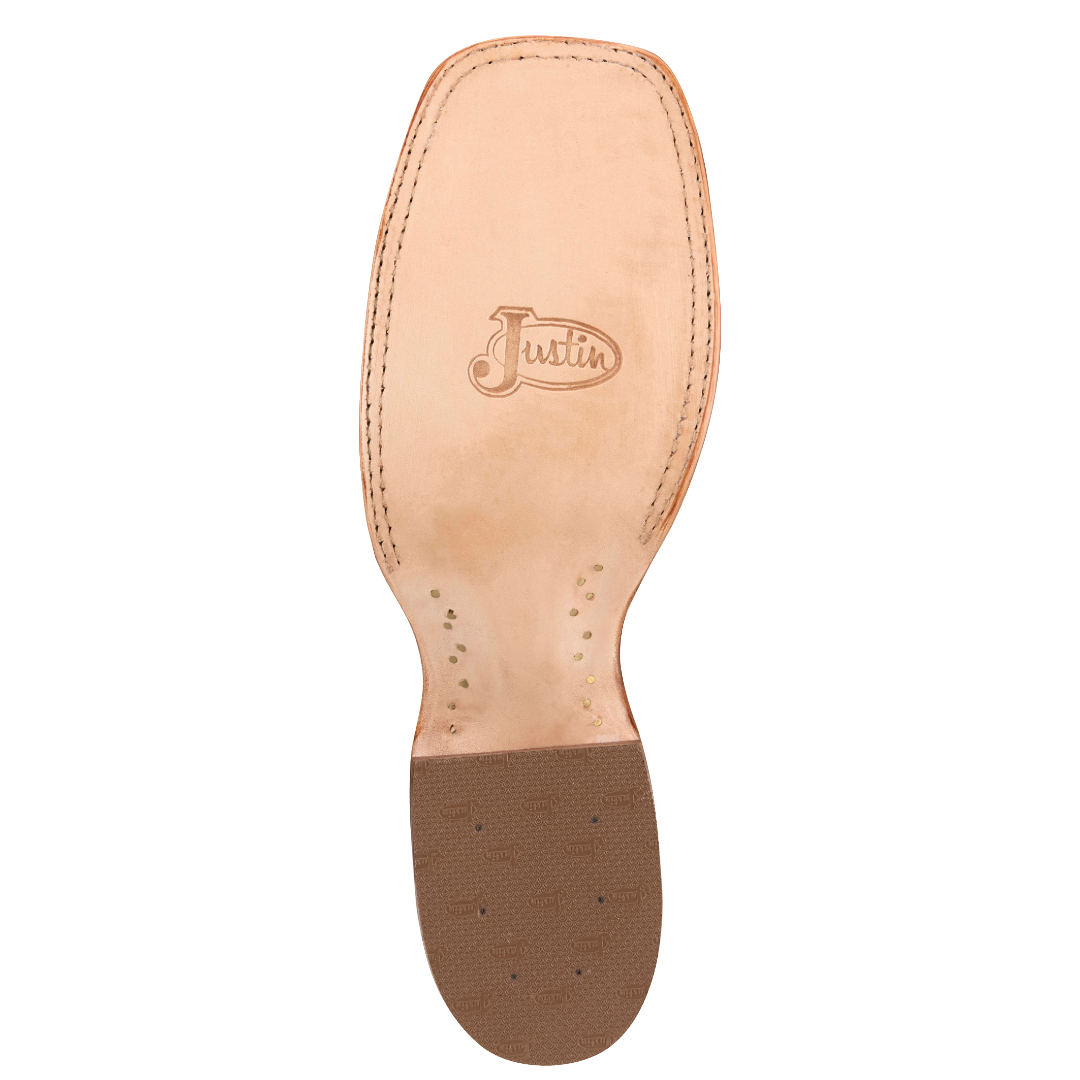 Justin Men's Moseley Cognac Vintage Full Quill Ostrich Boots JE5172