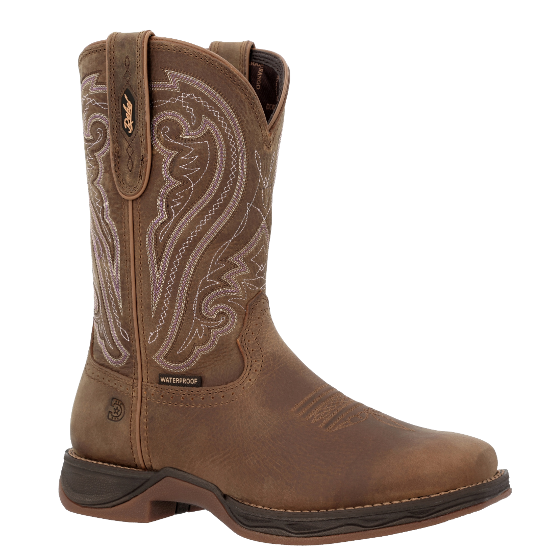 Durango® Ladies Rebel™ Ultra-Lite Filly Brown Square Toe Western Boot DRD0511
