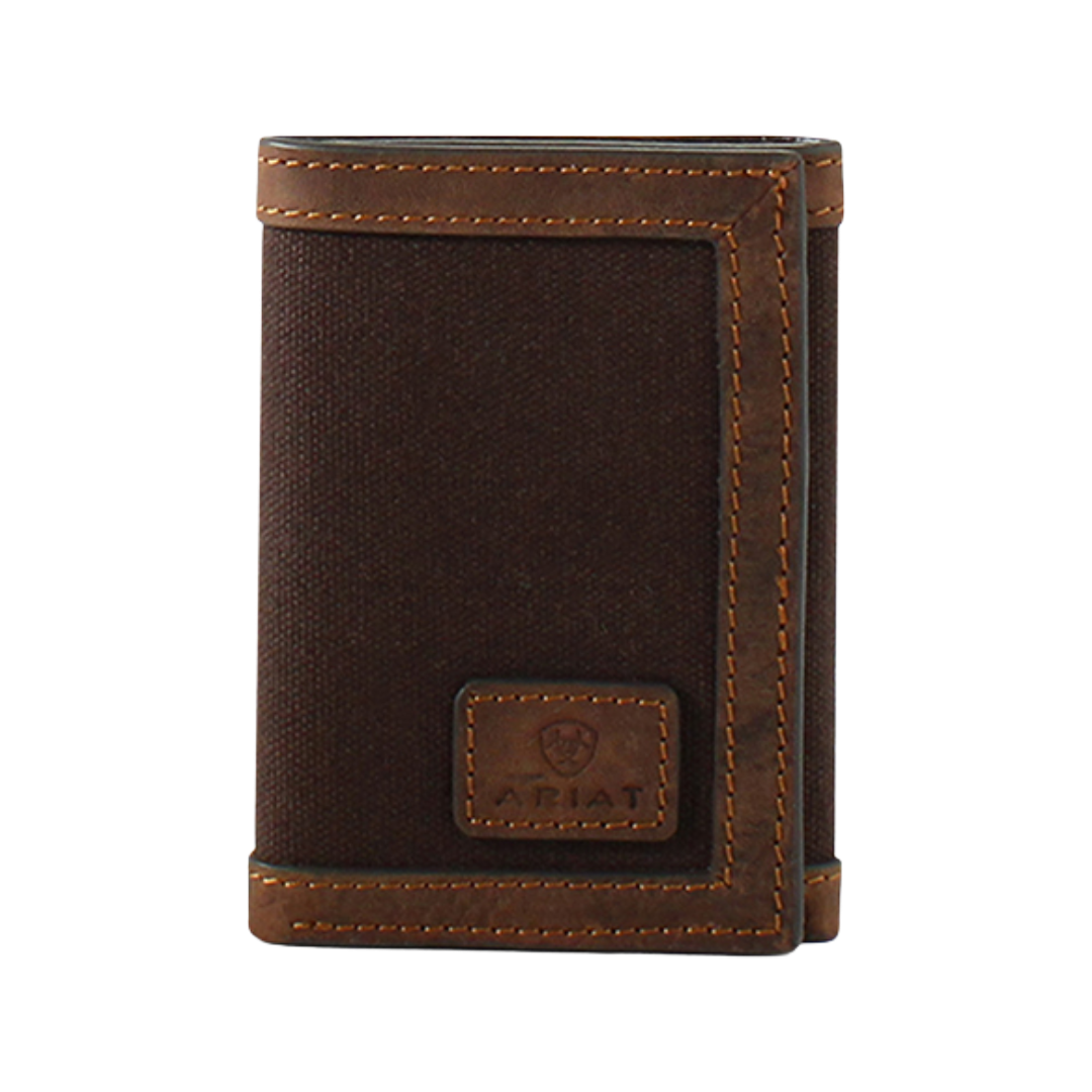 Ariat Men's Brown Classic Trifold Wallet A3551902