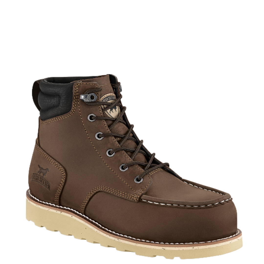 Irish Setter Men's Pipestone Brown 6"  Work Boots 84631