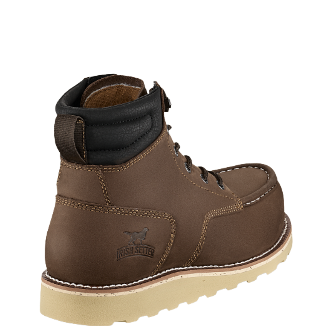 Irish Setter Men's Pipestone Brown 6"  Work Boots 84631
