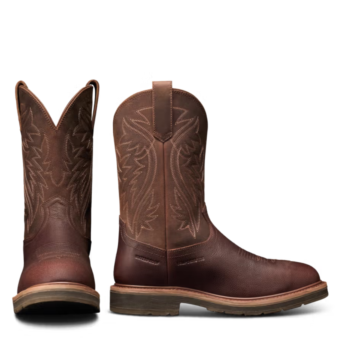 Tecovas Men's Longhaul Tobacco Composite Toe Waterproof Work Boot 10111-TBC