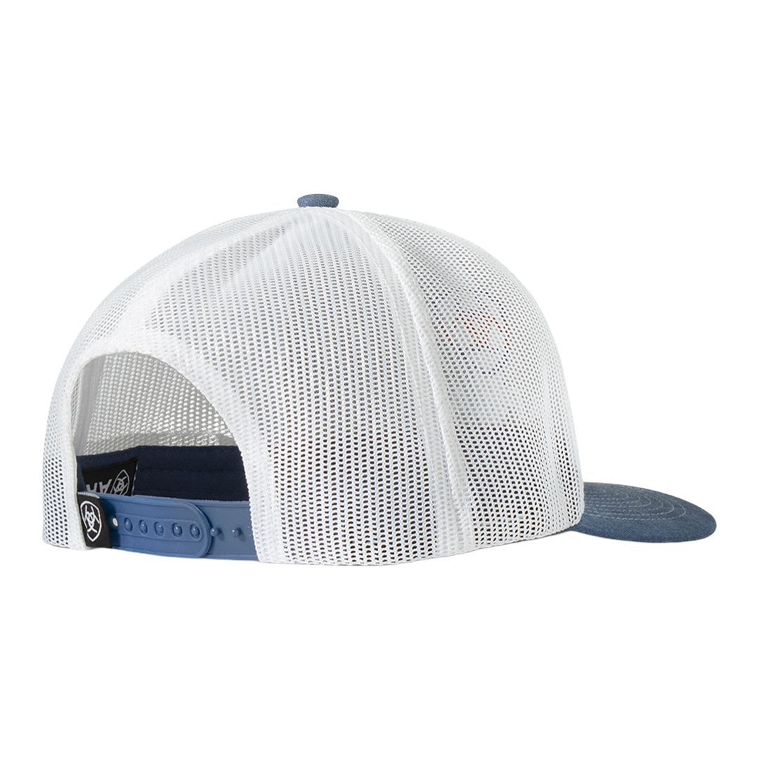 Ariat Ladies Southwestern Graphic Denim Blue Trucker Cap A300085520