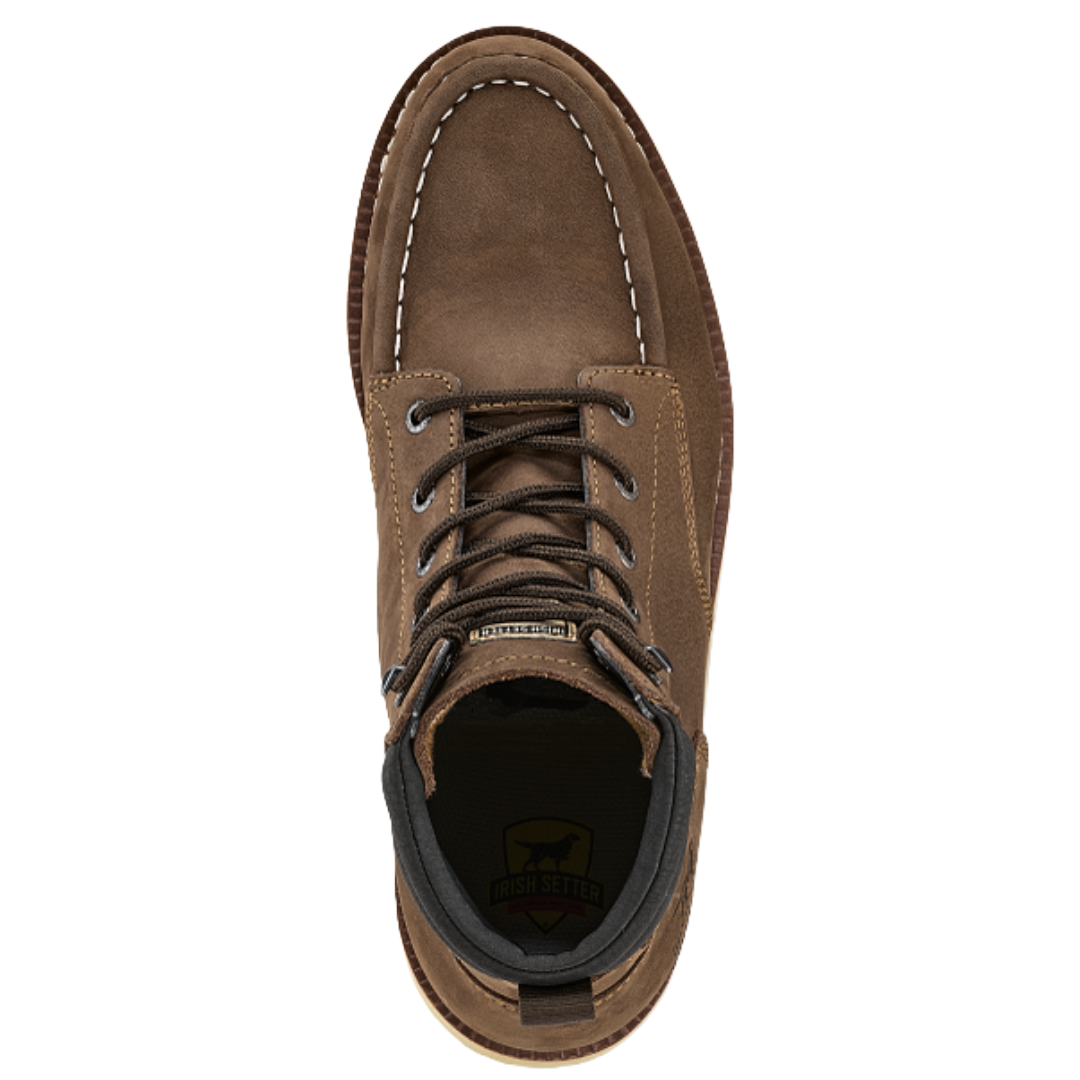 Irish Setter Men's Pipestone Brown 6"  Work Boots 84631